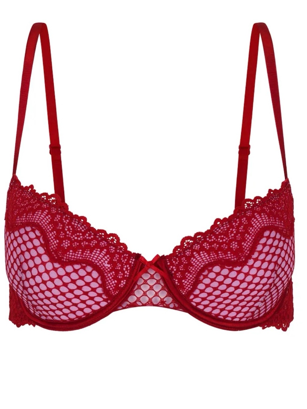 Brand new Red Lace & Mesh Push-Up Bra